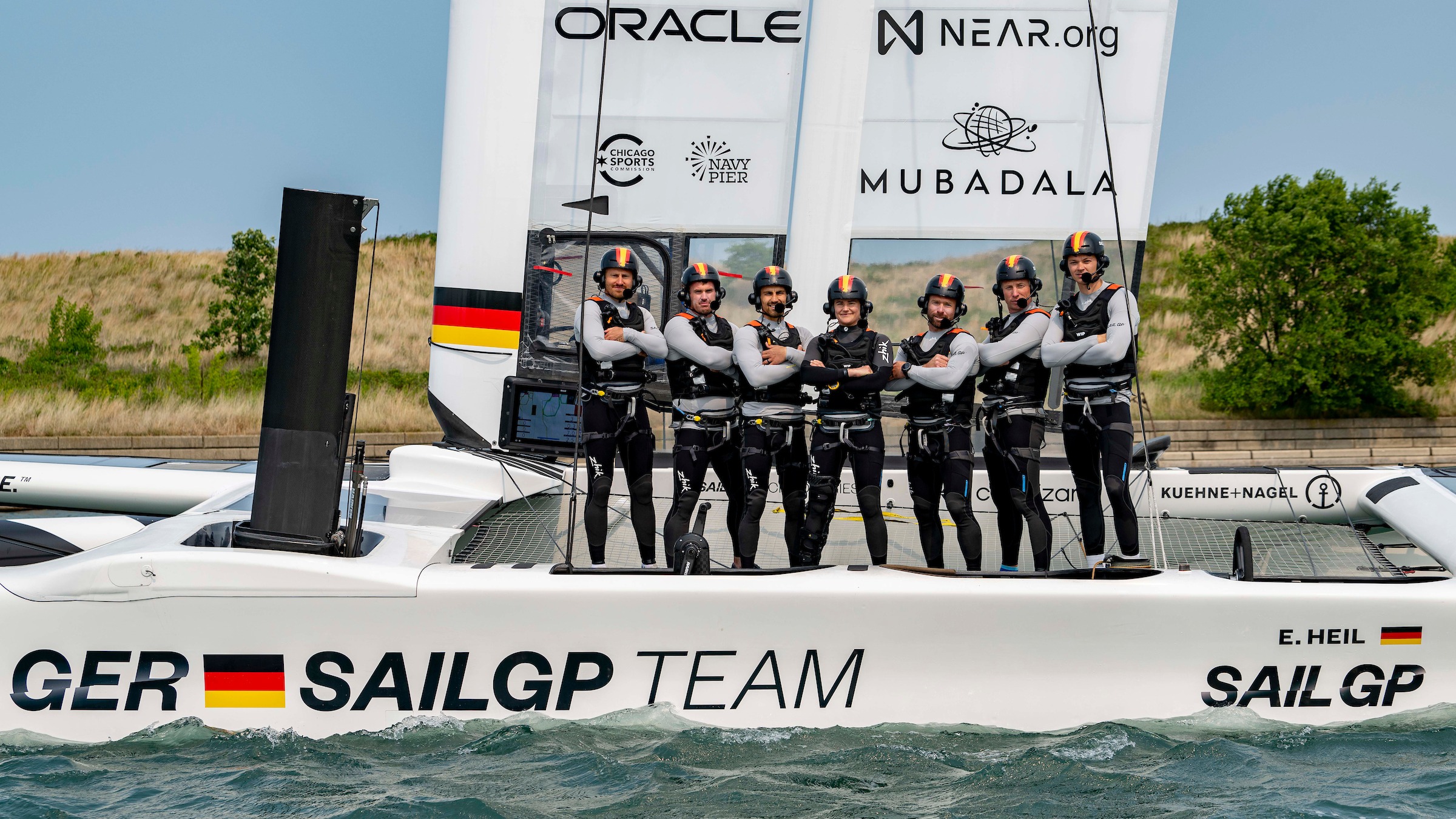 Season 4 // United States Sail Grand Prix Chicago // Germany crew line-up 