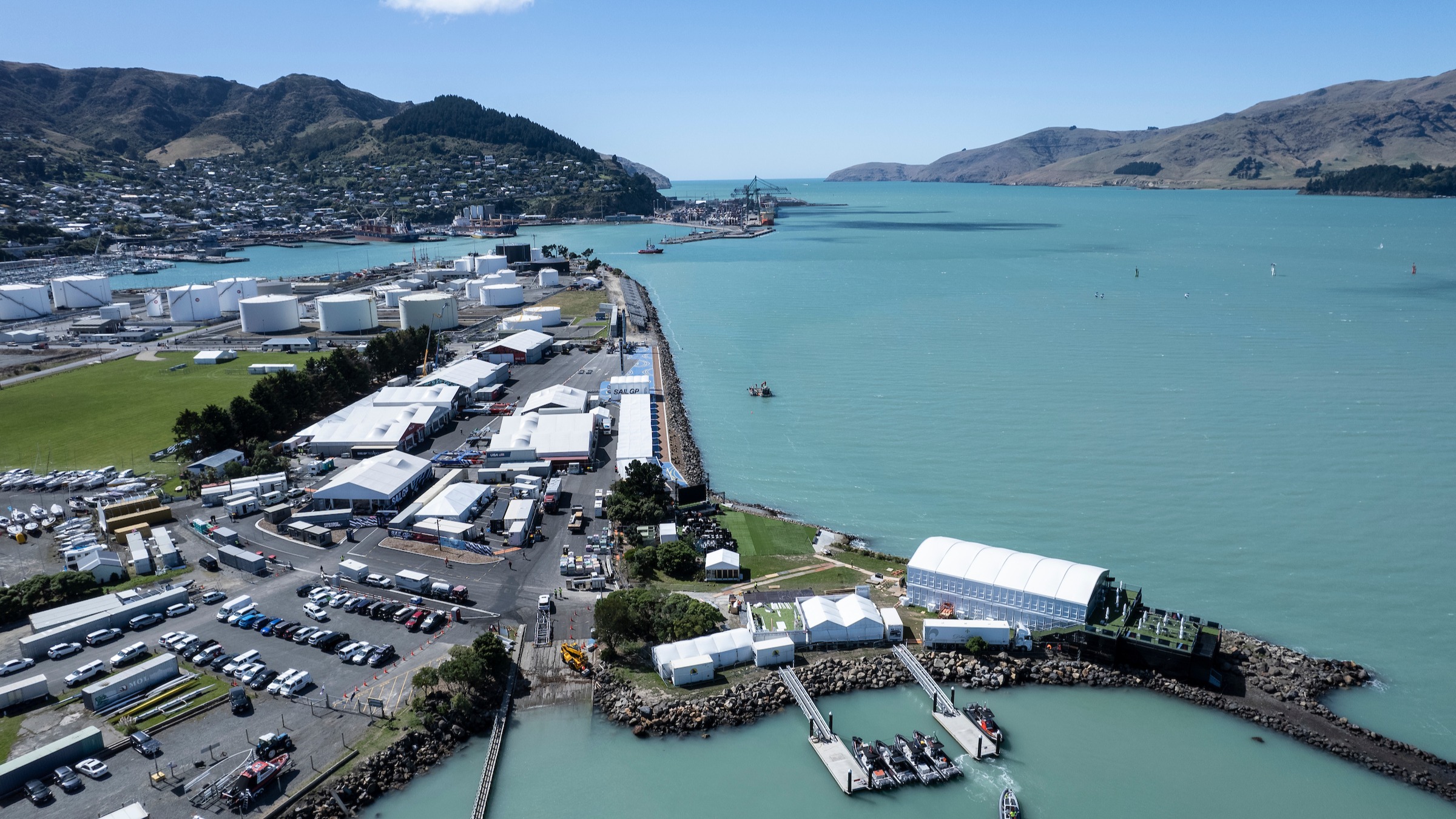 Season 3 // New Zealand Sail Grand Prix // Lyttelton Harbour overview