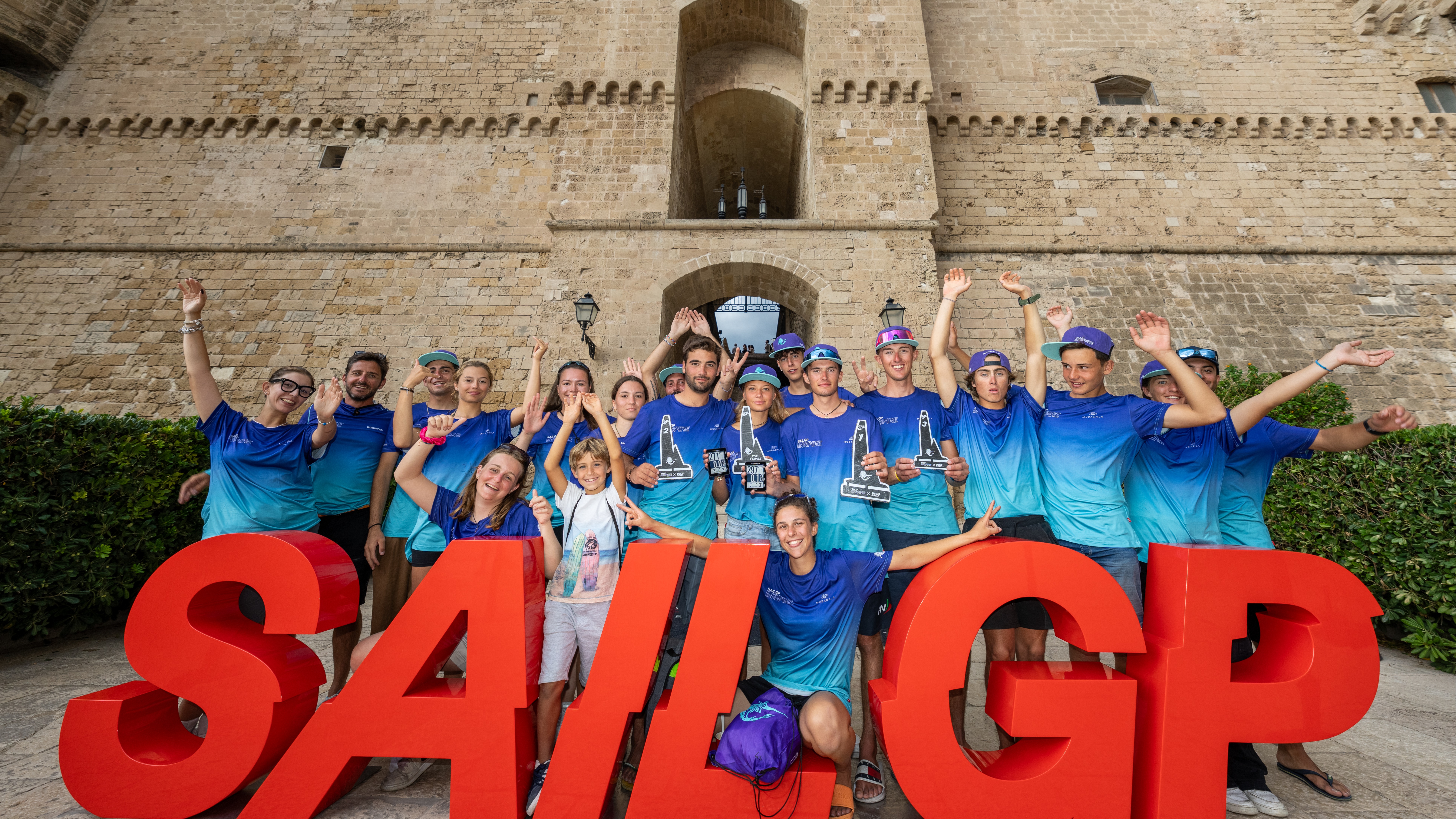 Season 4 // Inspire participants with SailGP logo in Cadiz 