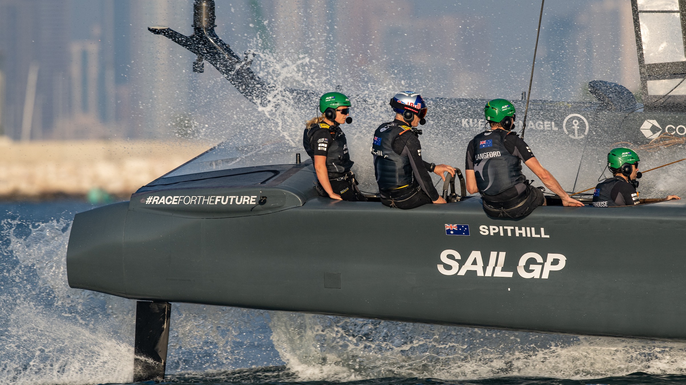 Season 4 // Jimmy Spithill takes the wheel of Australia F50 in Dubai training 