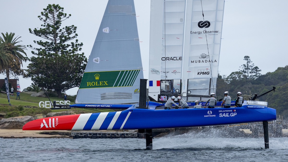 Season 4 // France SailGP Team underway in Sydney
