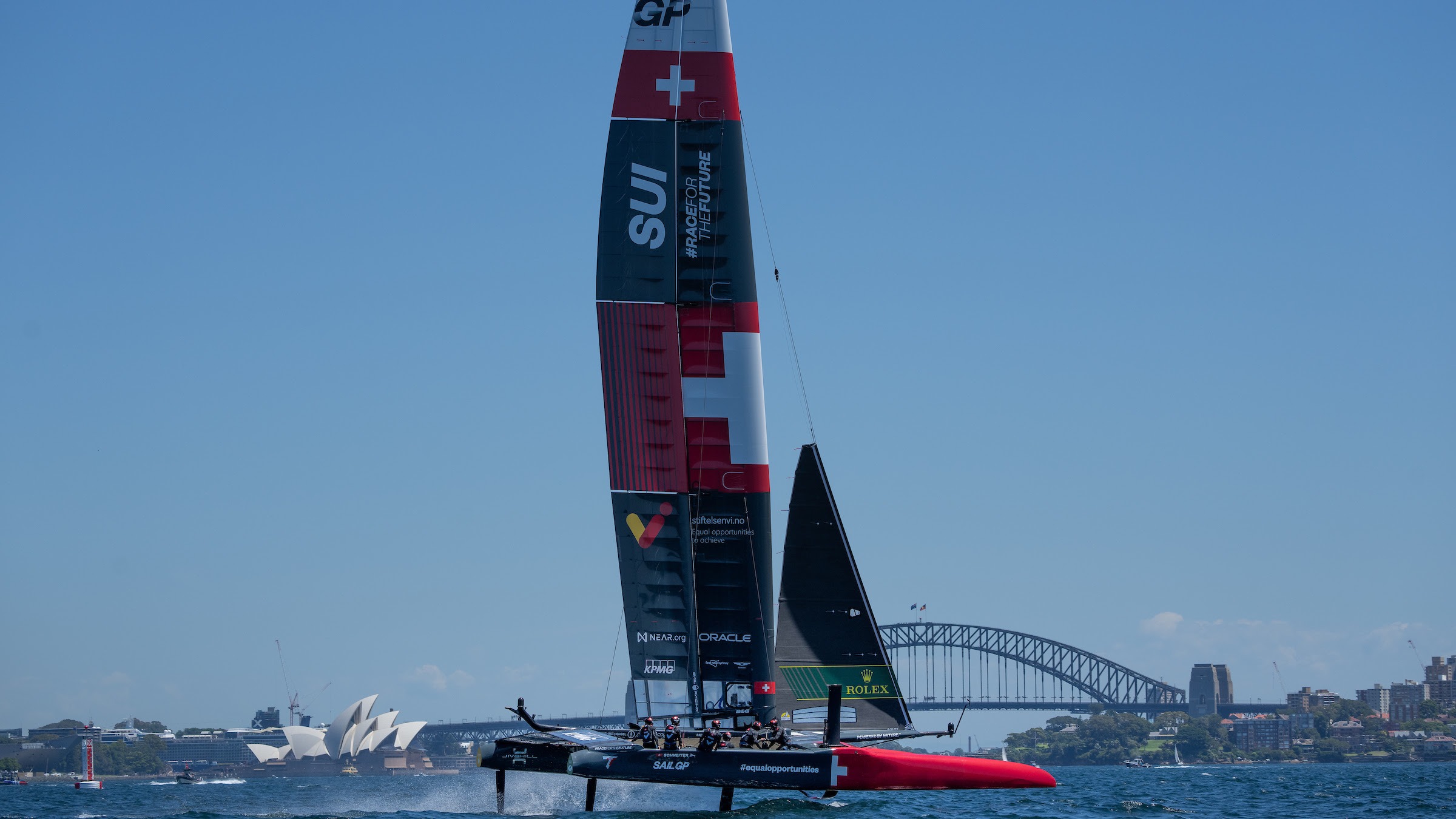 Season 3 // Switzerland SailGP Team // Swiss F50 in practice 