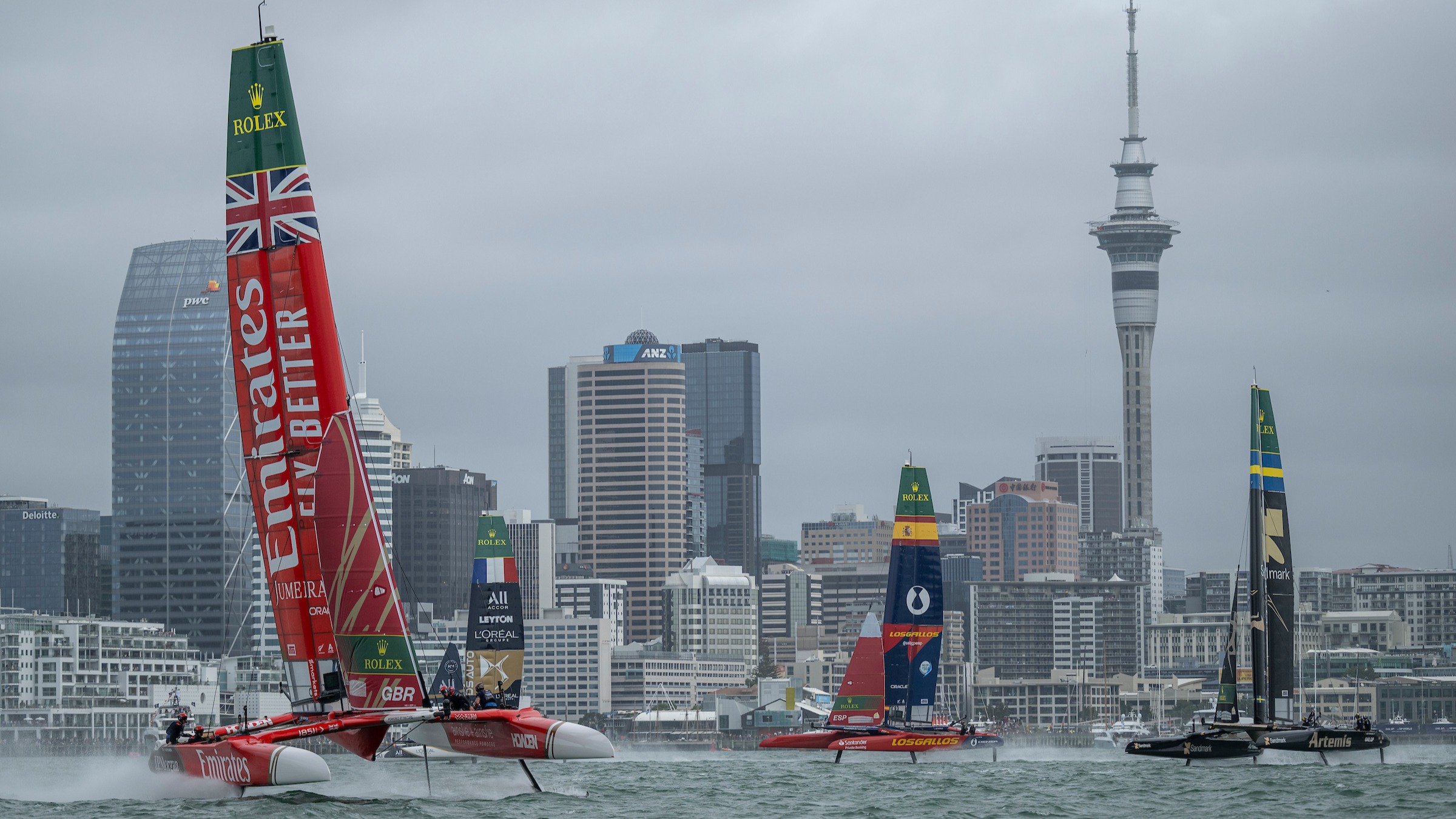 2026 Season // Emirates GBR, Los Gallos and Artemis in Auckland