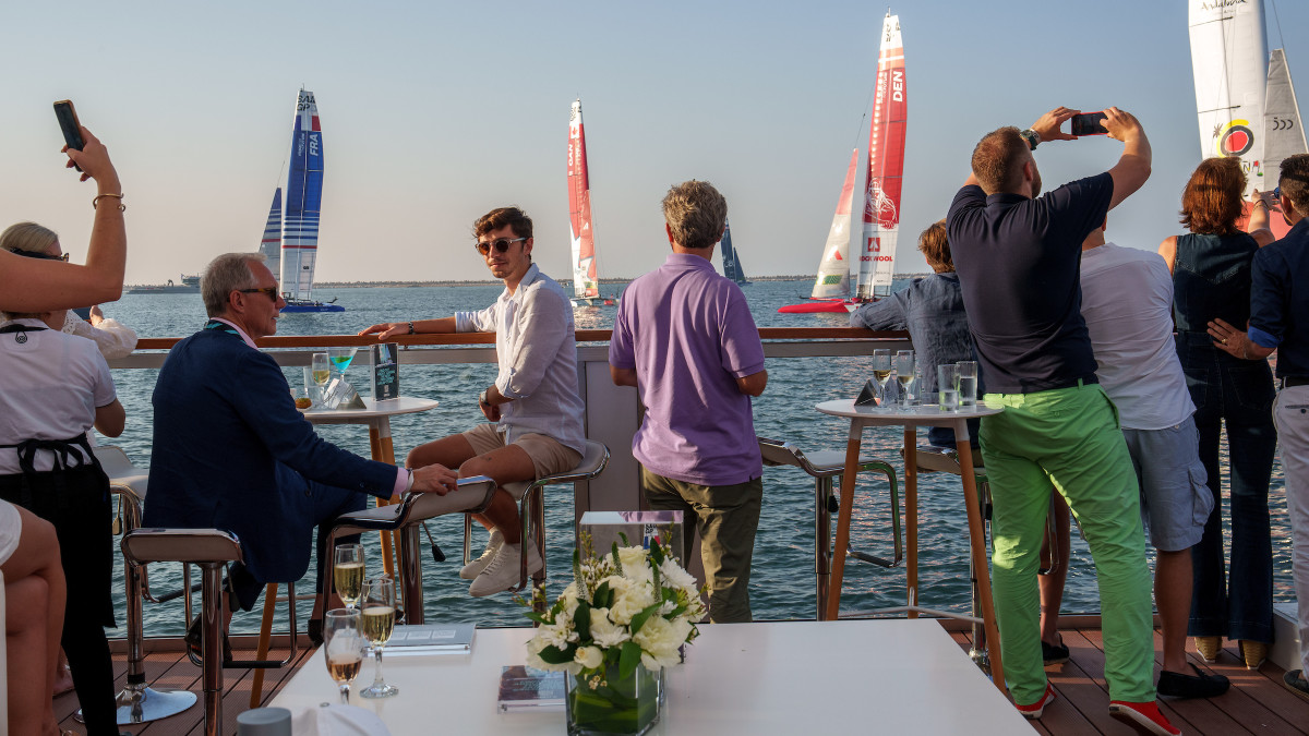 France Sail Grand Prix | Saint-Tropez | Season 4 | Event Page | Tickets - Featured Content - SailGP Nikki Beach - Gallery Carousel - Image 2