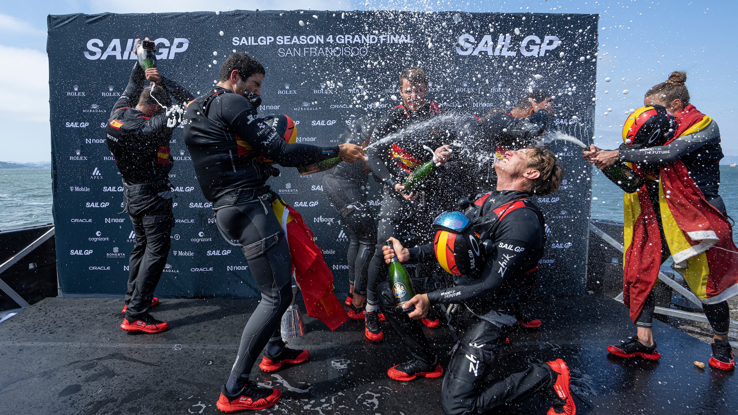 Season 4 // Spain celebrate winning San Francisco Grand Final 