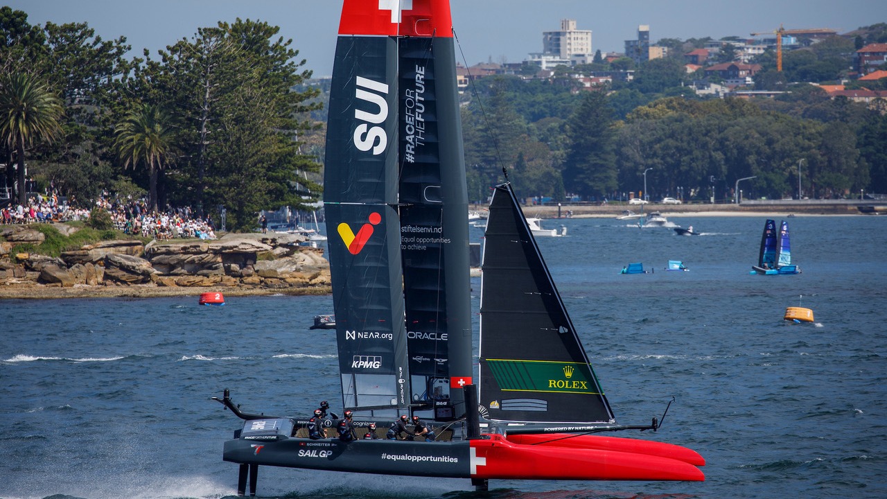 Season 4 // Switzerland F50 foiling in Sydney