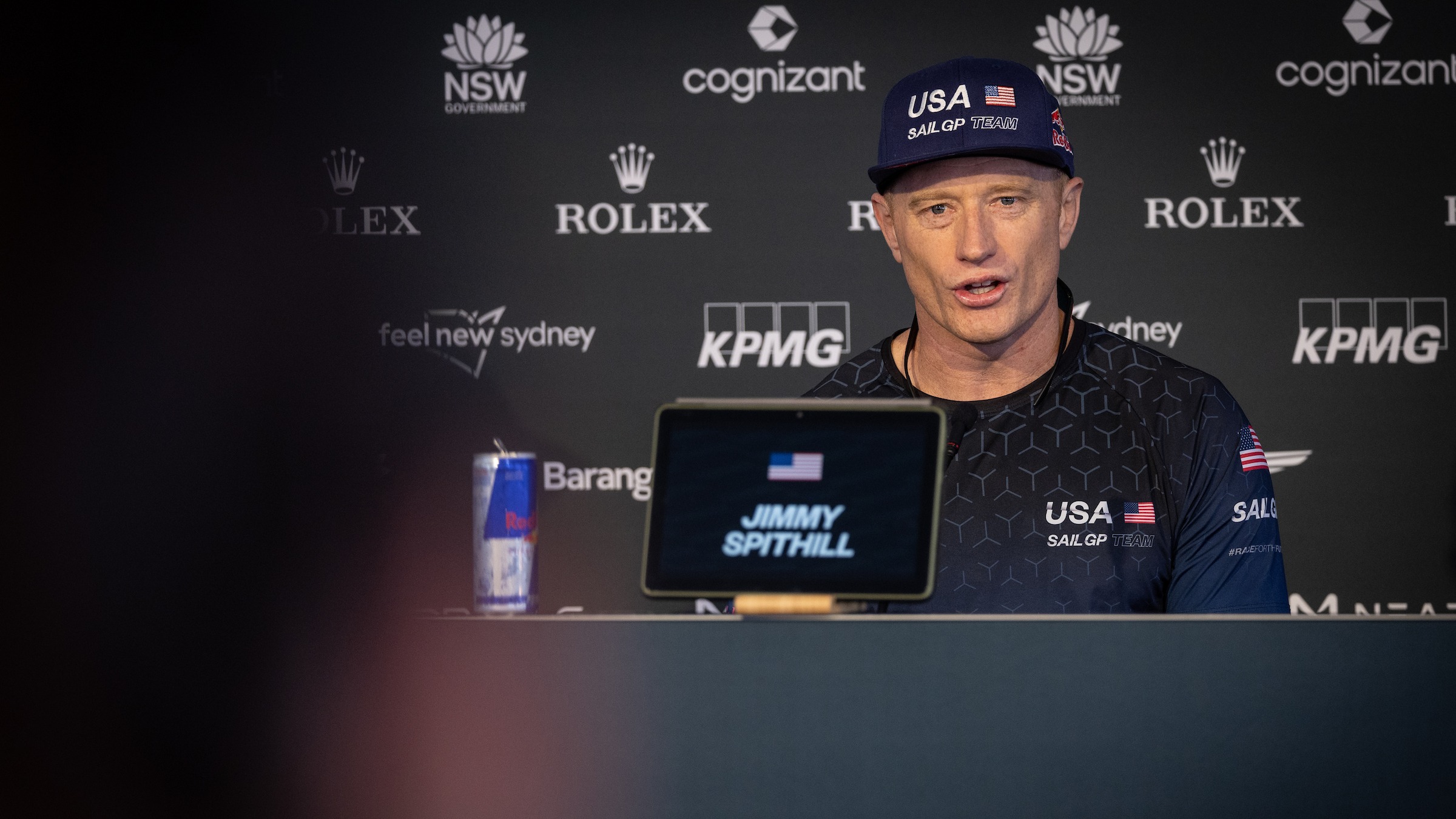 Season 3 // Australia Sail Grand Prix // Jimmy Spithill at press conference