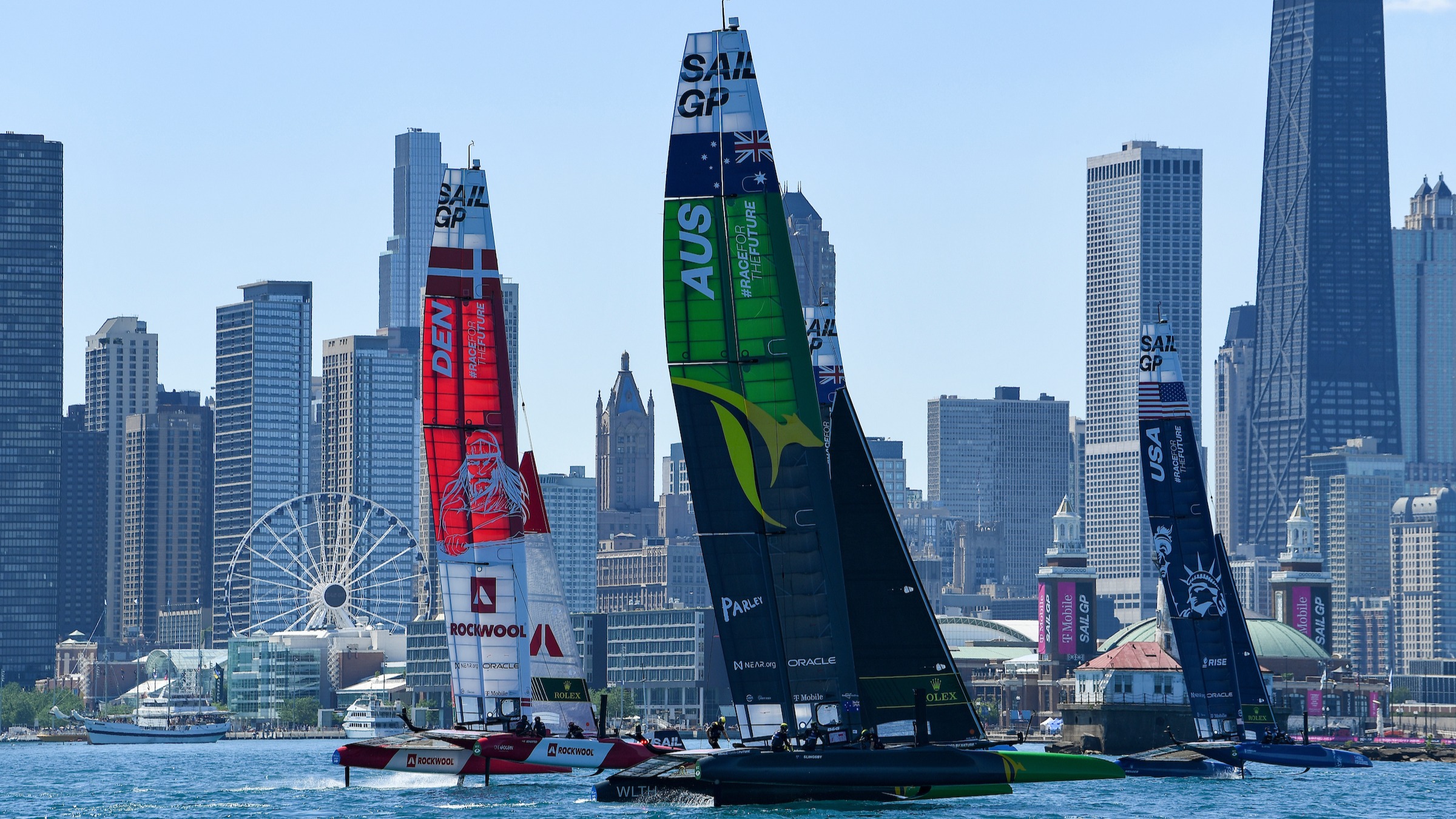 Season 3 // United States Sail Grand Prix Chicago // Fleet in Chicago