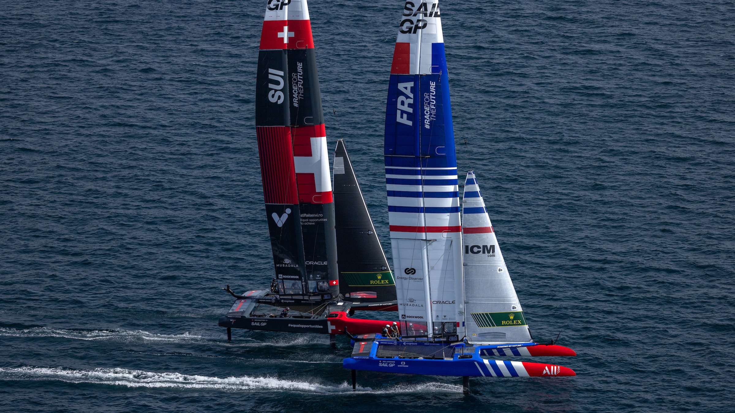 Season 4 // Switzerland and France race at Italy Sail Grand Prix in Taranto