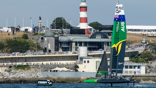 Slingsby looking to take Ainslie down on his home waters at the Great Britain Sail Grand Prix