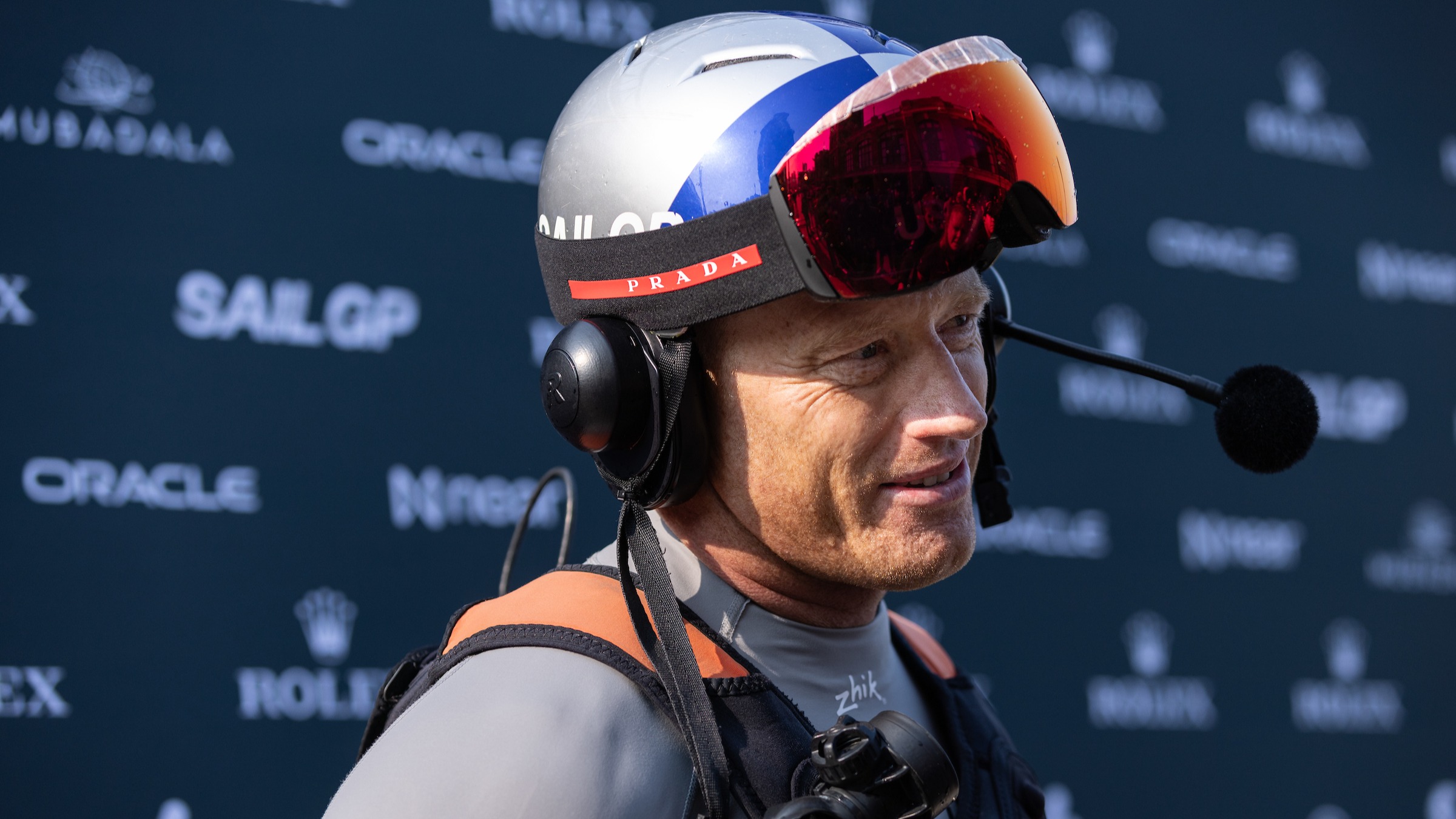 Saison 4 // United States Sail Grand Prix Chicago // Jimmy Spithill en zone mixte