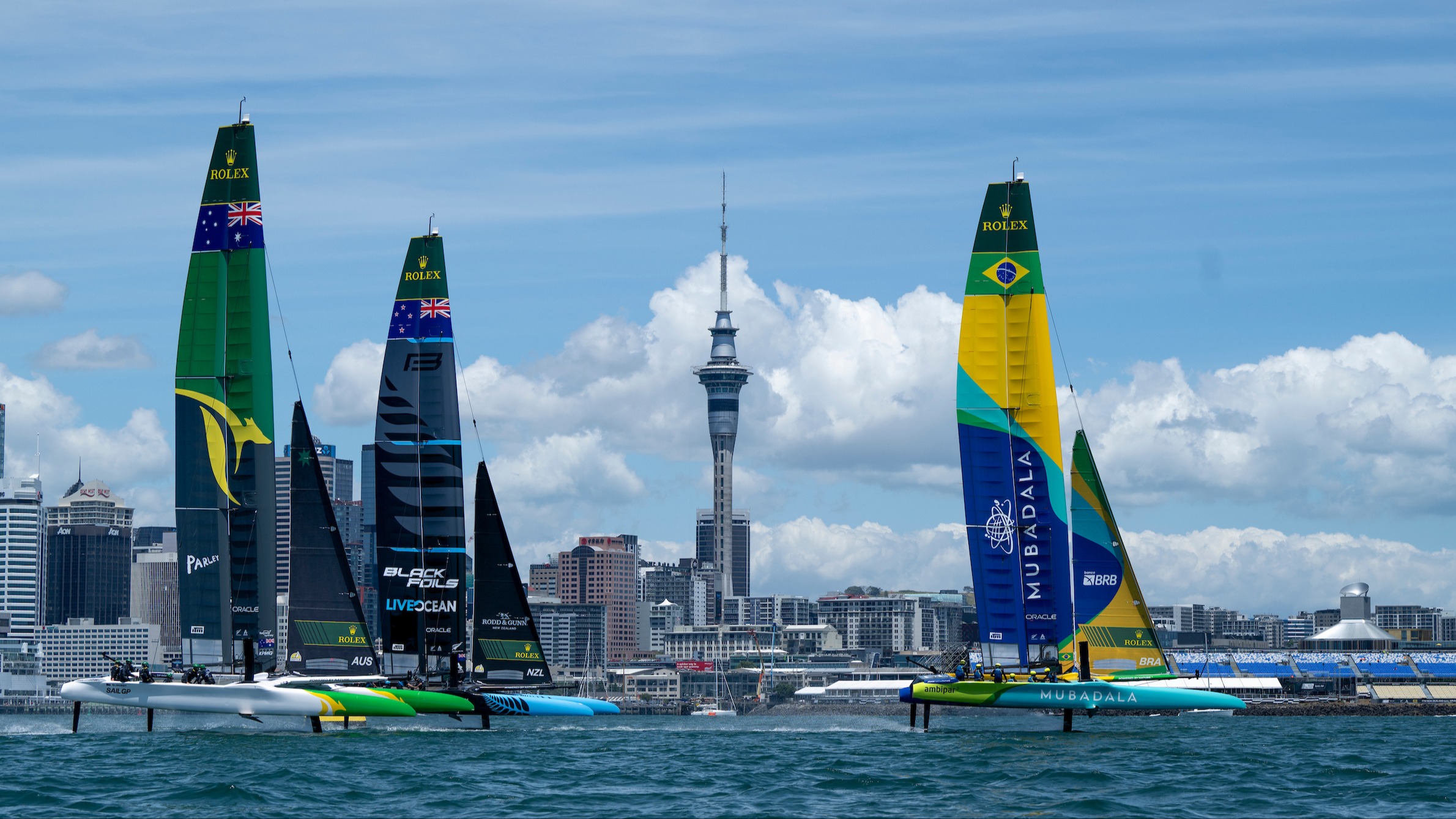 2025 Season // Brazil leads split fleet testing in Auckland