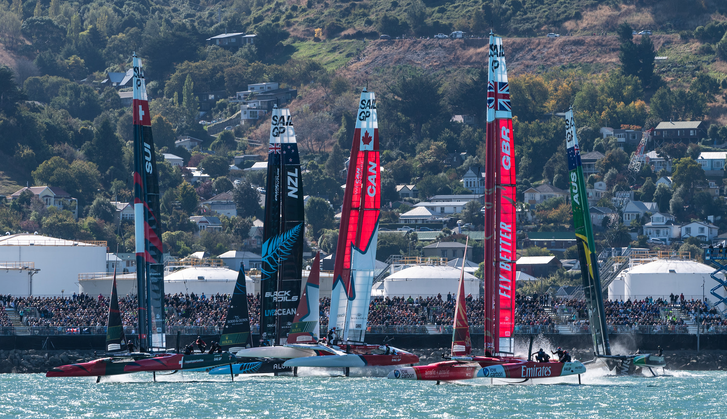 New Zealand Sail Grand Prix | Christchurch | Season 4 | Fleet | Racing