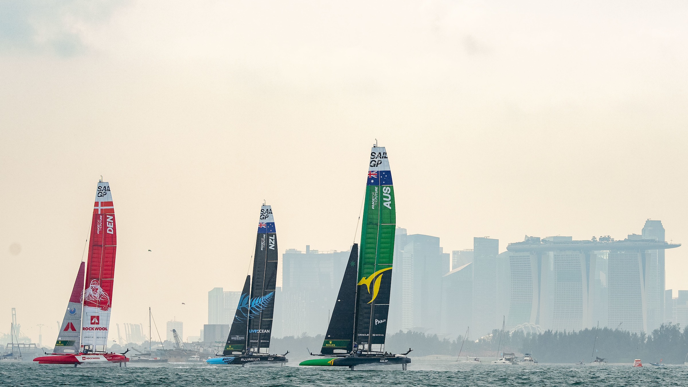 Season 3 // Singapore Sail Grand Prix // Australia, Denmark and New Zealand in Final