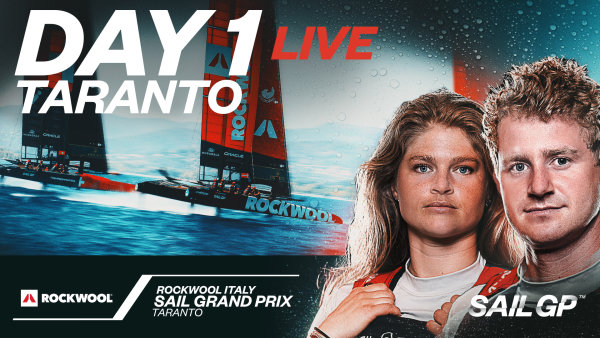 WATCH: Taranto SailGP RACE REPLAY - Day 1 racing from Italy in full