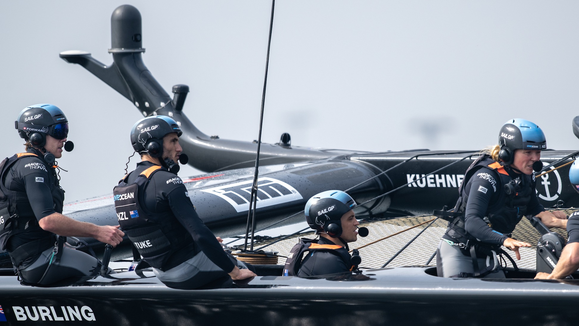 Season 3 // ROCKWOOL Denmark Sail Grand Prix // Practice race // NZ close up