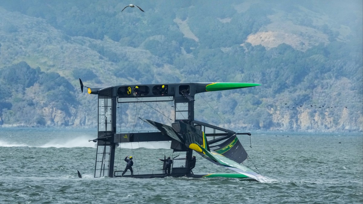 Australia SailGP Team capsizes and suffers serious damage ahead of