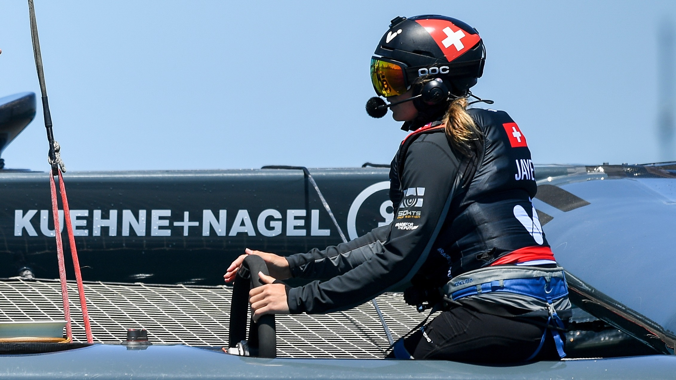 Season 3 // Switzerland SailGP Team // Maud Jayet driving