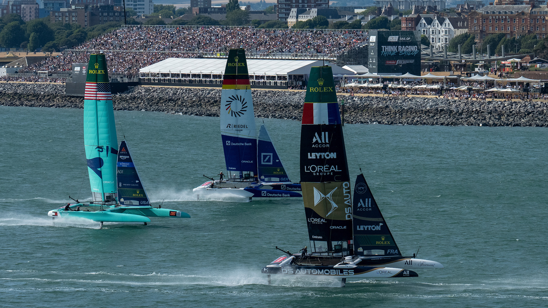 SailGP's $25k predictor jackpot rolls over after Portsmouth near misses