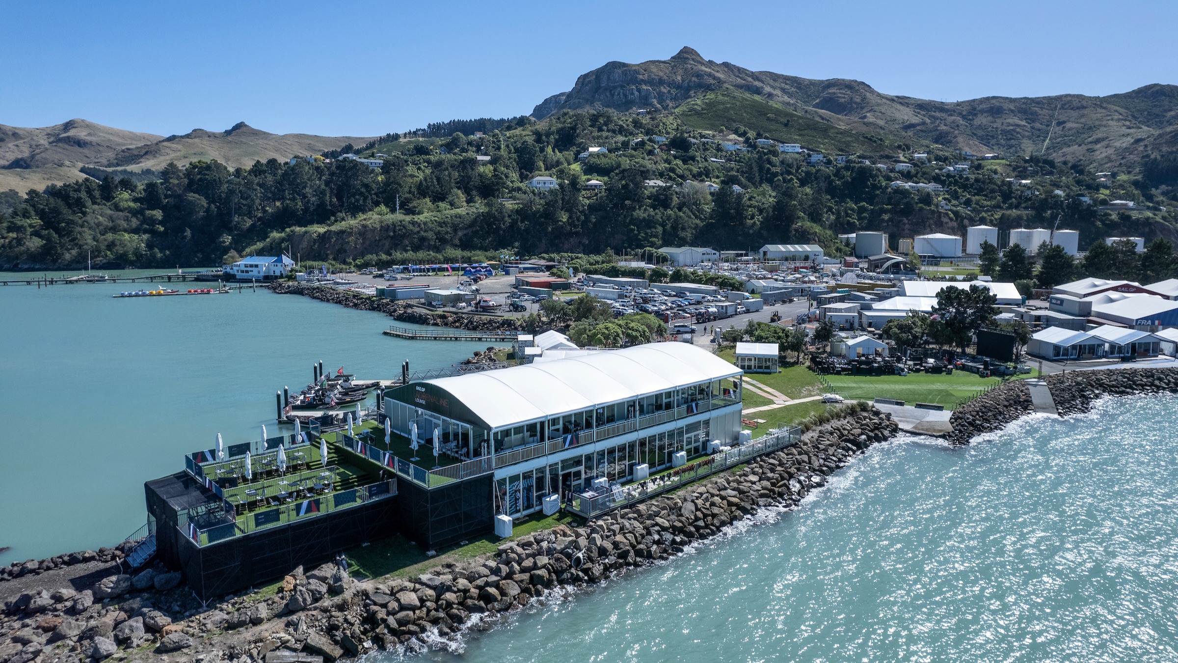 Season 3 // New Zealand Sail Grand Prix // Adrenaline Lounge overview