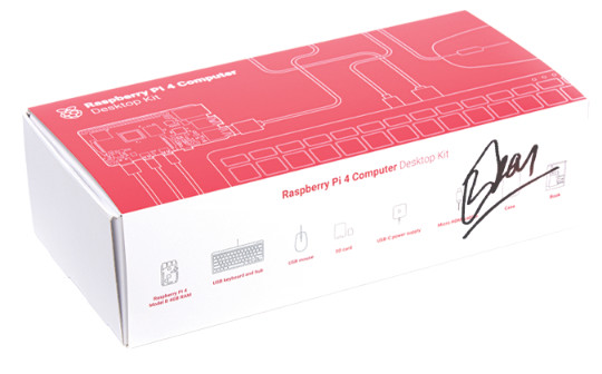 Win signed Raspberry Pi 4 computers, books, and accessories