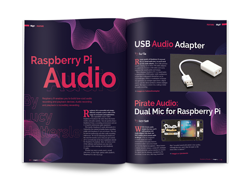 Build a Raspberry Pi audio recording studio