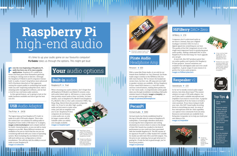 Raspberry Pi high-end audio