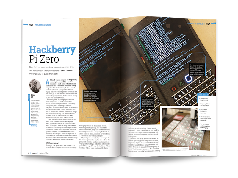 One reader has repurposed a BlackBerry keyboard with Raspberry Pi Zero 2 W hardware