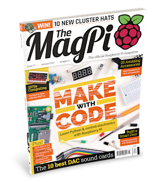 Make with code in The MagPi #77