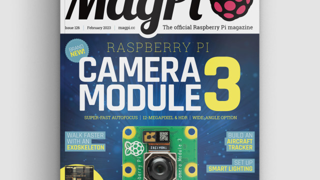 Deep focus on the Camera Module 3 in The MagPi magazine issue #126