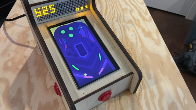 Mini pinball machine