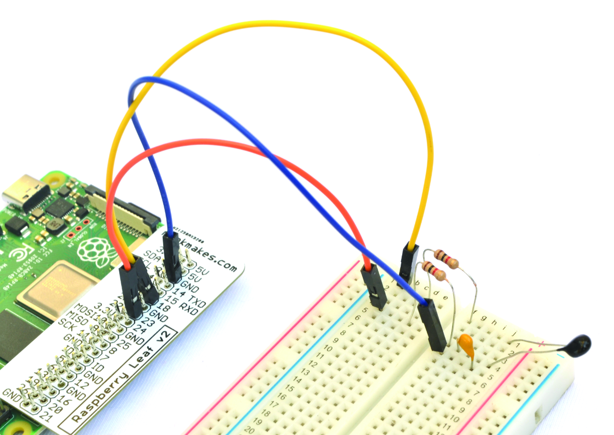 raspberry pi temperature and light logger