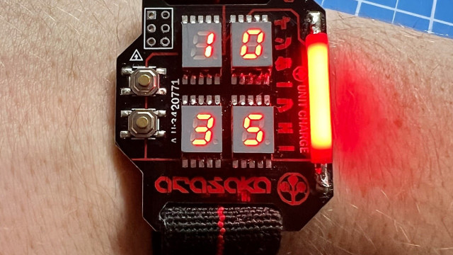 Cyberpunk watch