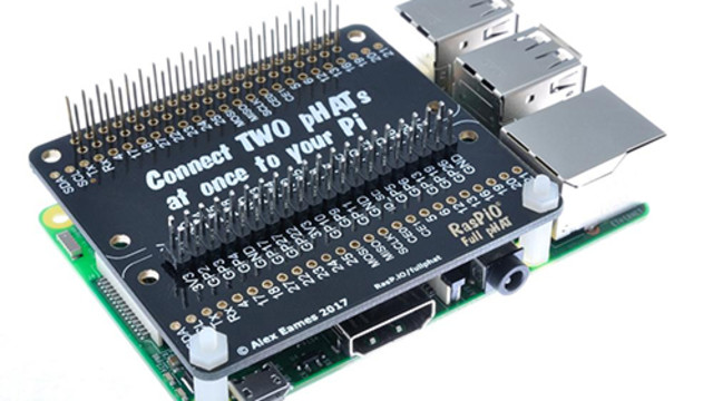 FullpHAT: Attach two pHATs to one Raspberry Pi