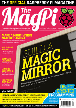 Build a magic mirror in issue 54 of The MagPi