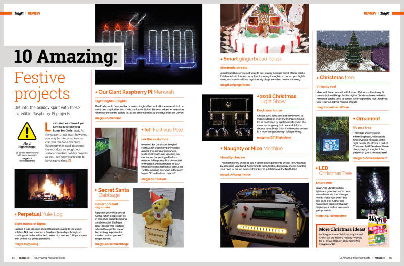 The Top 10 Festival Projects in The MagPi #100