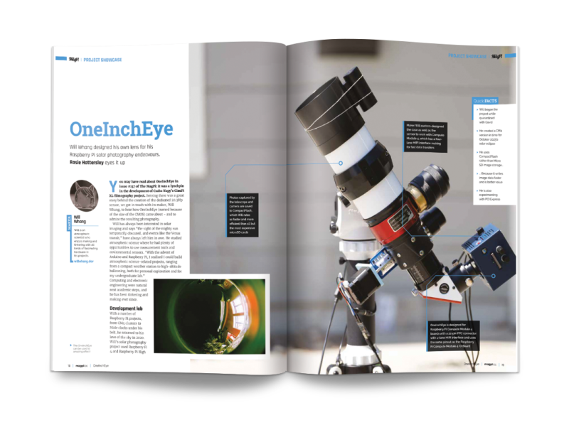 Discover incredible projects like OneInchEye, the Raspberry Pi solar camera