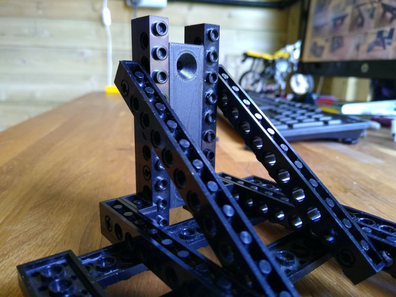 Angled struts can add strength to your shelf