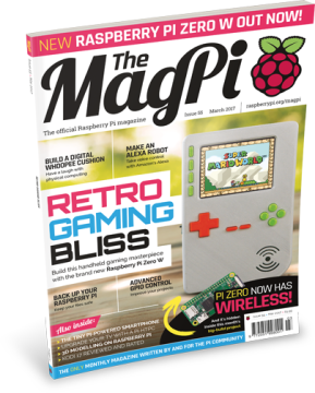 Meet the wireless-enabled Raspberry Pi Zero W in The MagPi 55