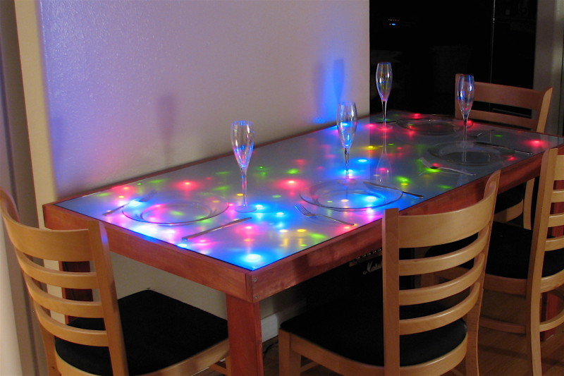 The project that launched a company – Evil Mad Scientist’s interactive LED dining table