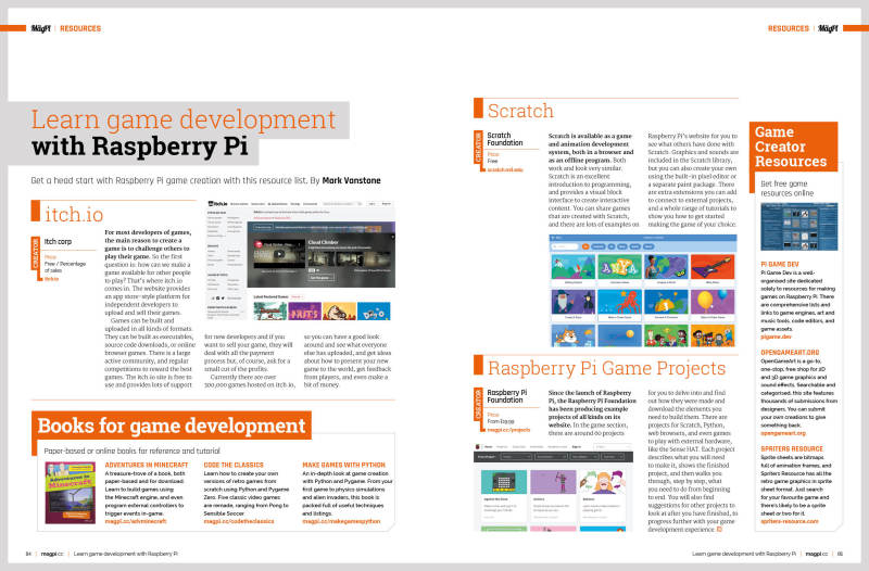 Learn game development with Raspberry Pi