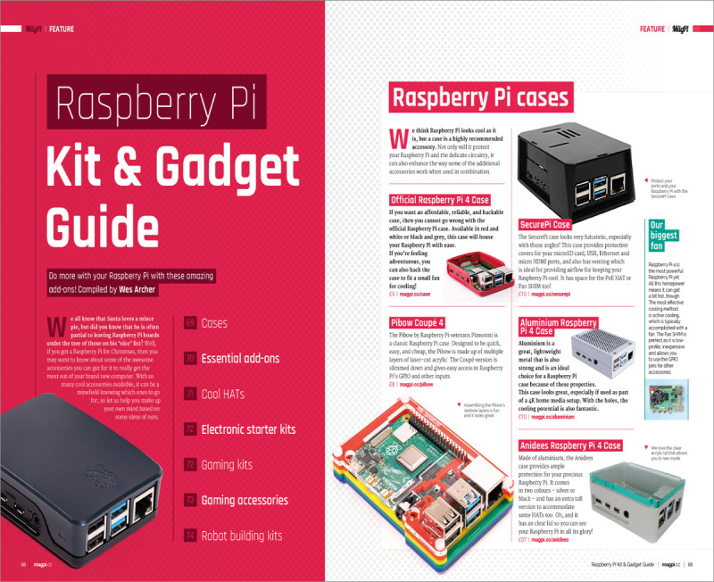 Raspberry Pi kit & gadget guide