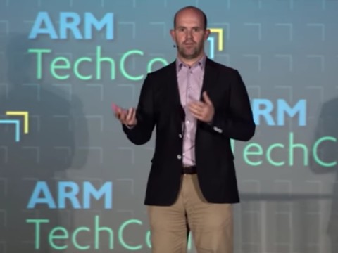 Eben Upton thanks community at ARM TechCon
