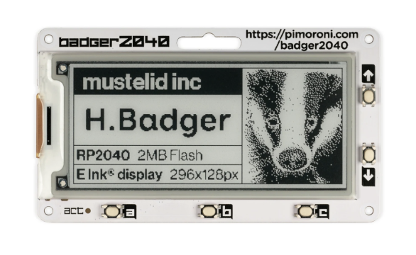 Badger 2040 review: a Raspberry Pi e-paper badge 