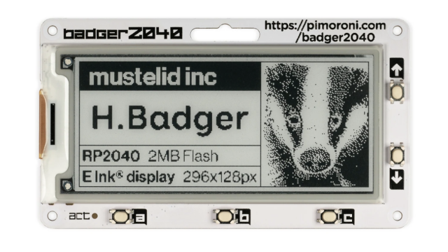 Badger 2040 review: a Raspberry Pi e-paper badge 