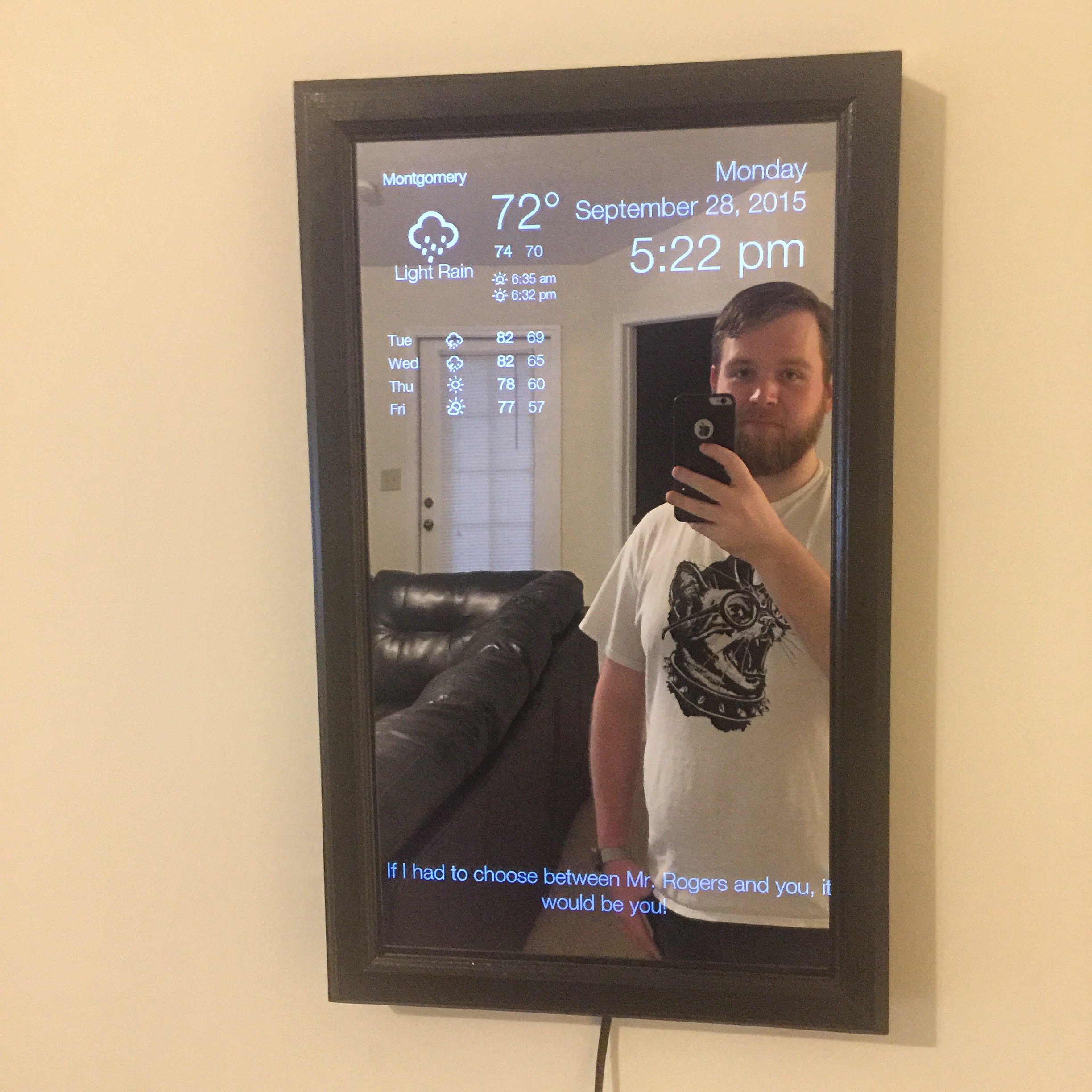 raspberry pi magic mirror 2