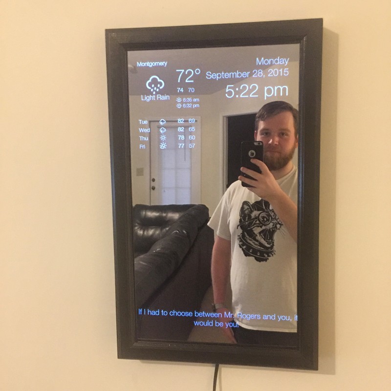 Stay Up-to-Date: Smart Mirror for Weather and News Updates