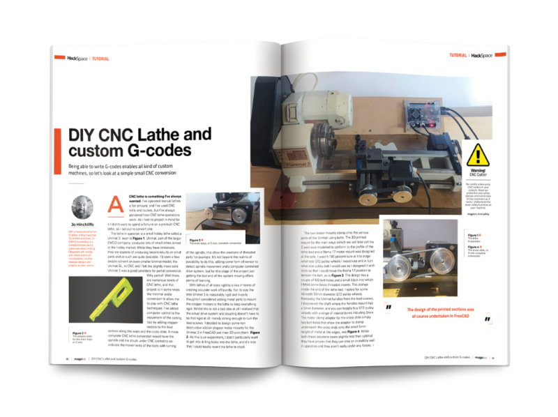 DIY CNC Lathe and custom G-codes