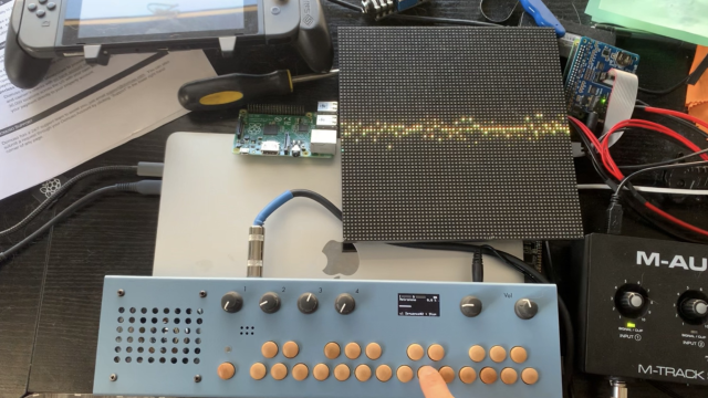 Ohsillyscope waveform display