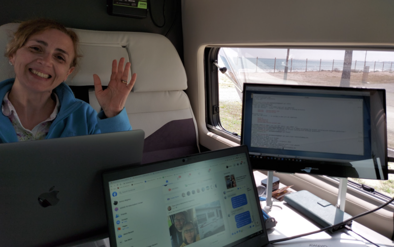 Jan The Van – a mobile office with a constantly changing landscape